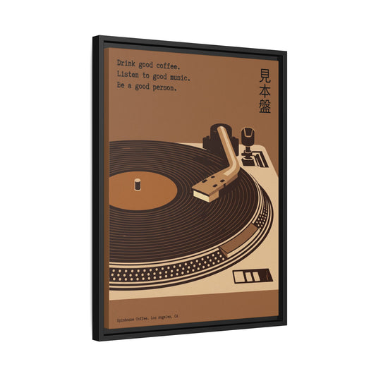 Good Coffee, Good Music - Framed Canvas