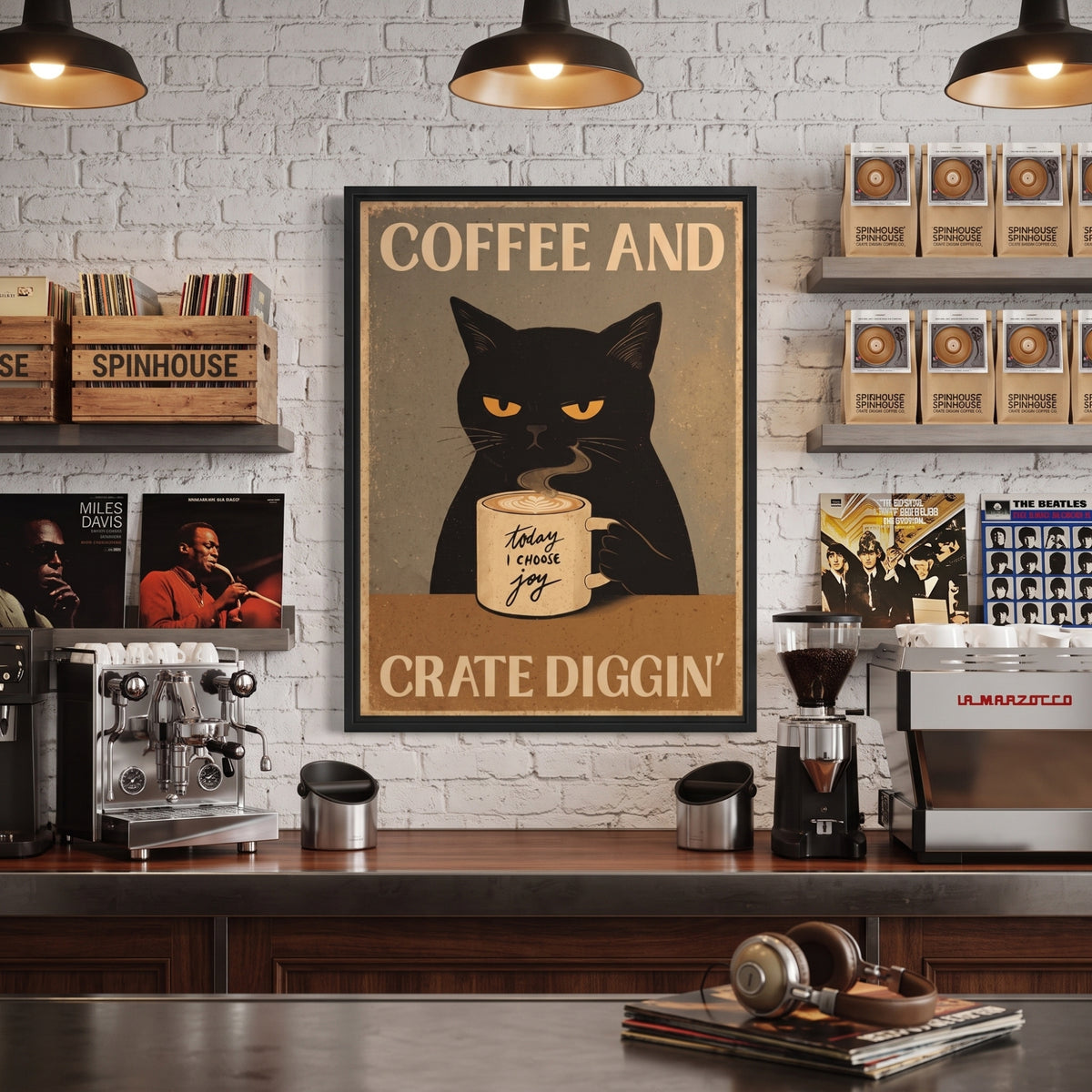 Today I Choose Joy - Framed Canvas