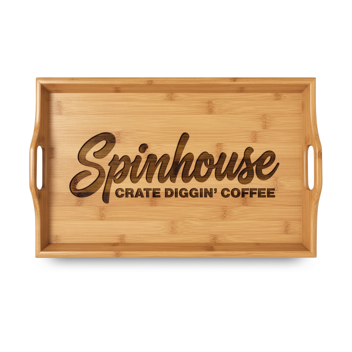 Engraved Bamboo Tray