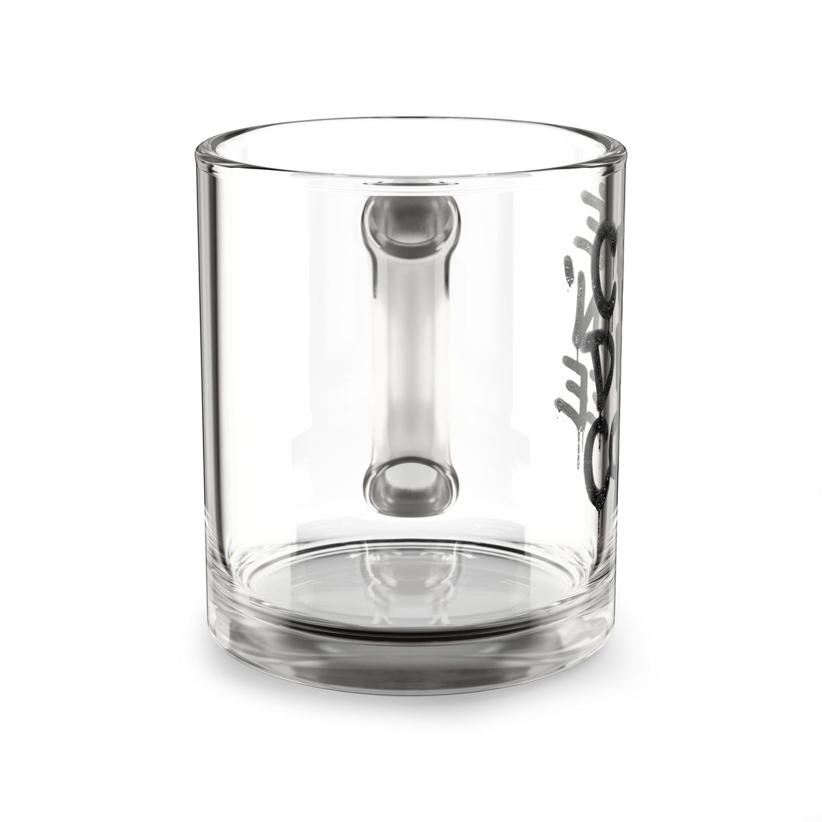 Crate Diggin' - Retro Graffiti Glass Mug (10oz)