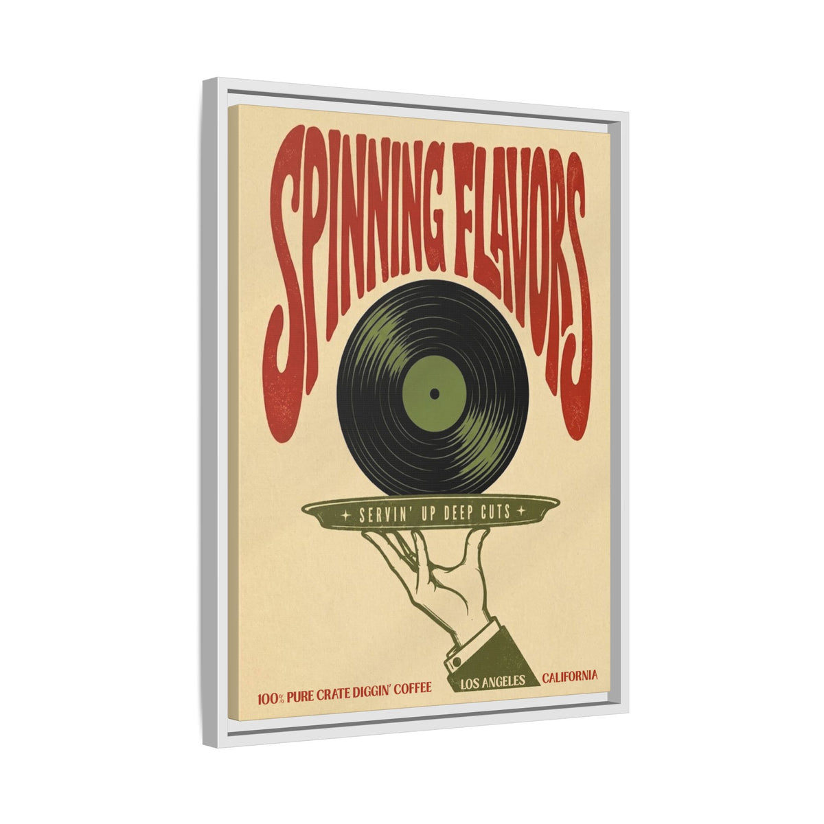 Spinning Flavors - Framed Canvas