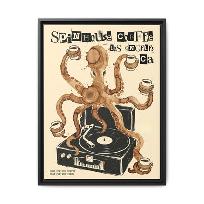 DJ FiveMuggs - Framed Canvas