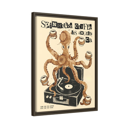 DJ FiveMuggs - Framed Canvas