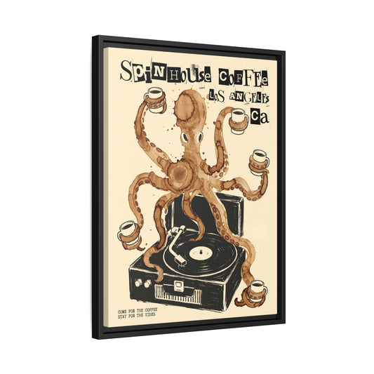 DJ FiveMuggs - Framed Canvas