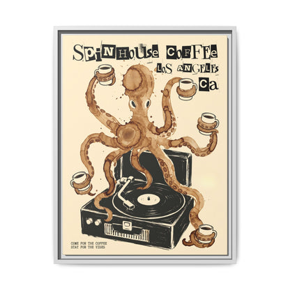 DJ FiveMuggs - Framed Canvas