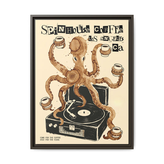 DJ FiveMuggs - Framed Canvas