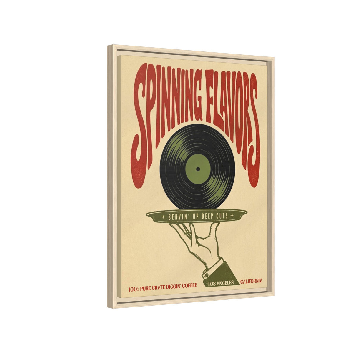 Spinning Flavors - Framed Canvas