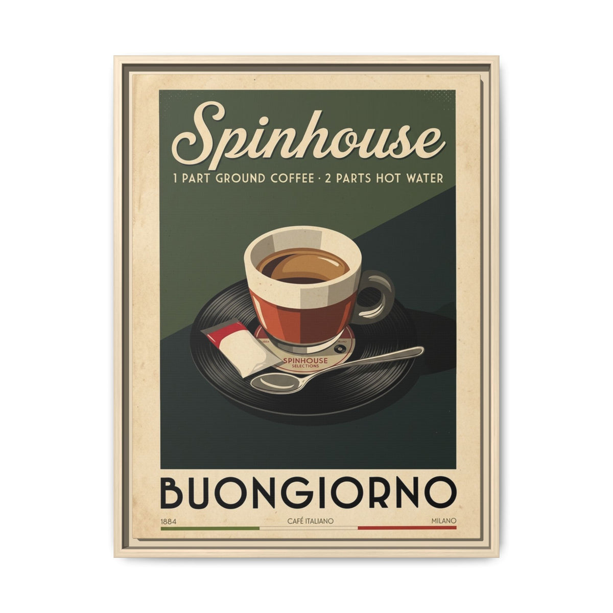 Buongiorno - Framed Canvas