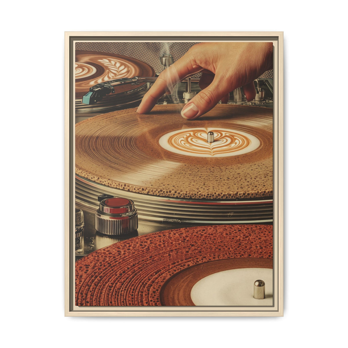 Turn-Lattable - Framed Canvas
