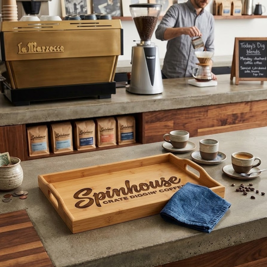 Engraved Bamboo Tray